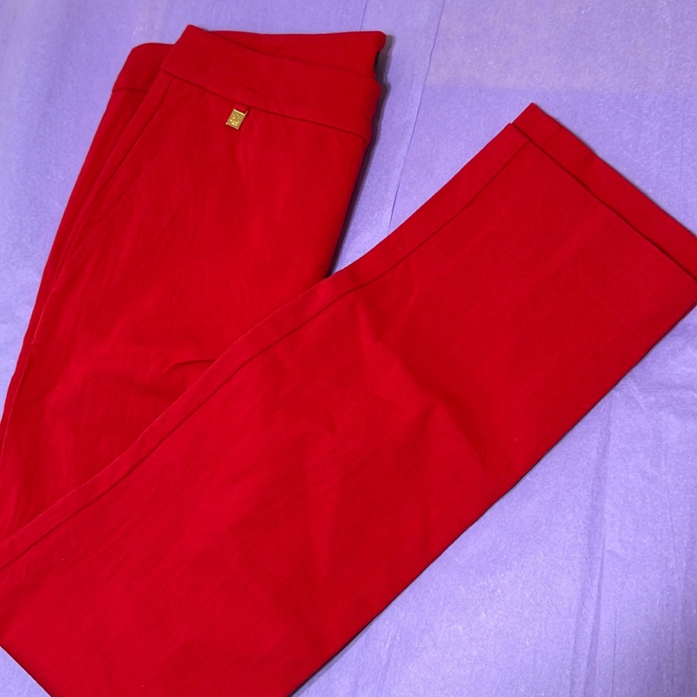 Lauren Ralph Lauren Red Skinny Trousers size 2